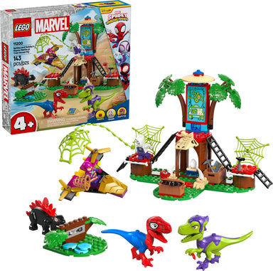 11200 Spidey and Gobby's Raptor Battle at Tree House HQ