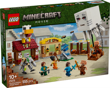 The Ghast Balloon Village Attack Lego