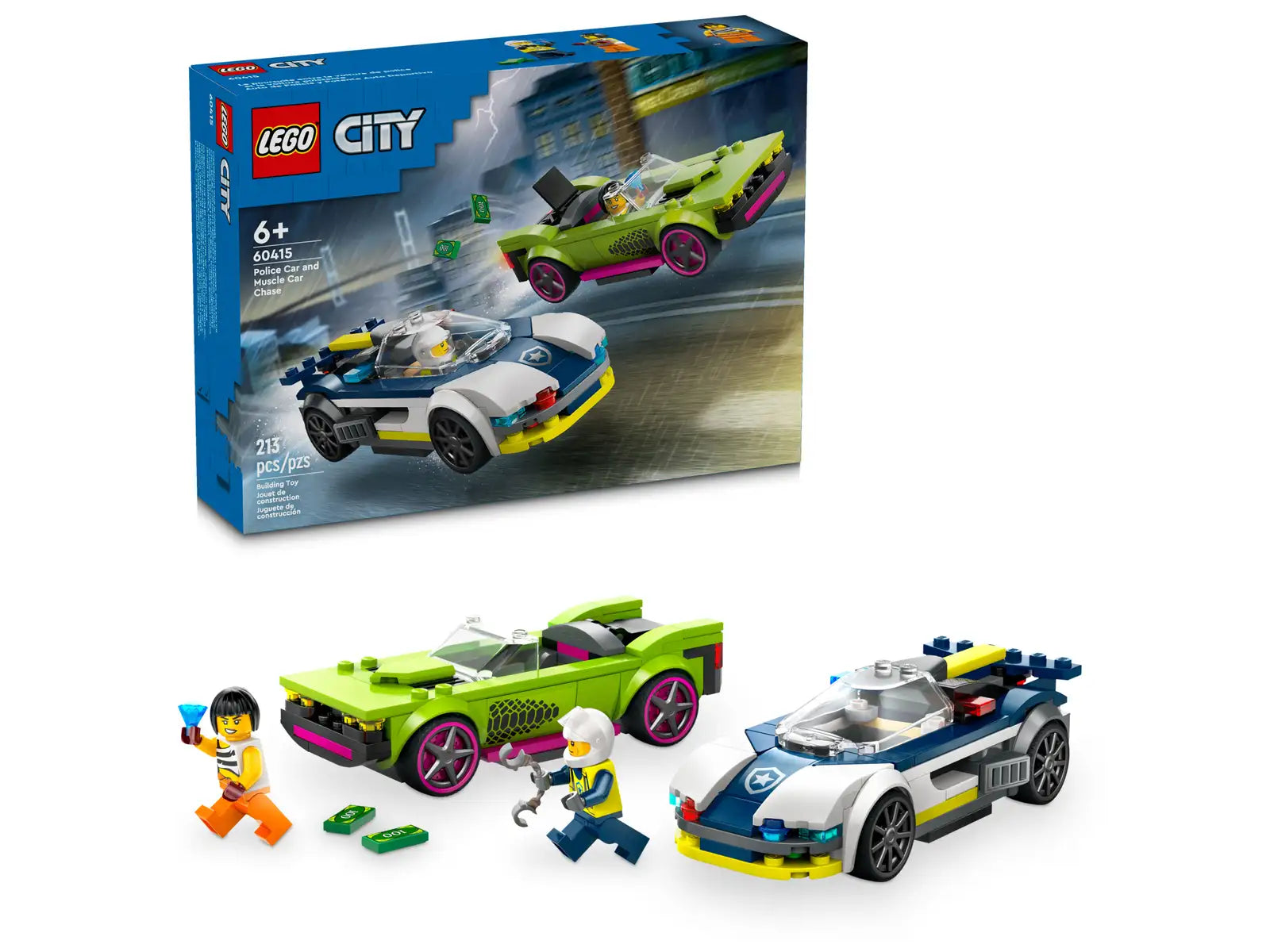 60415 Police Car and Muscle Car Chase