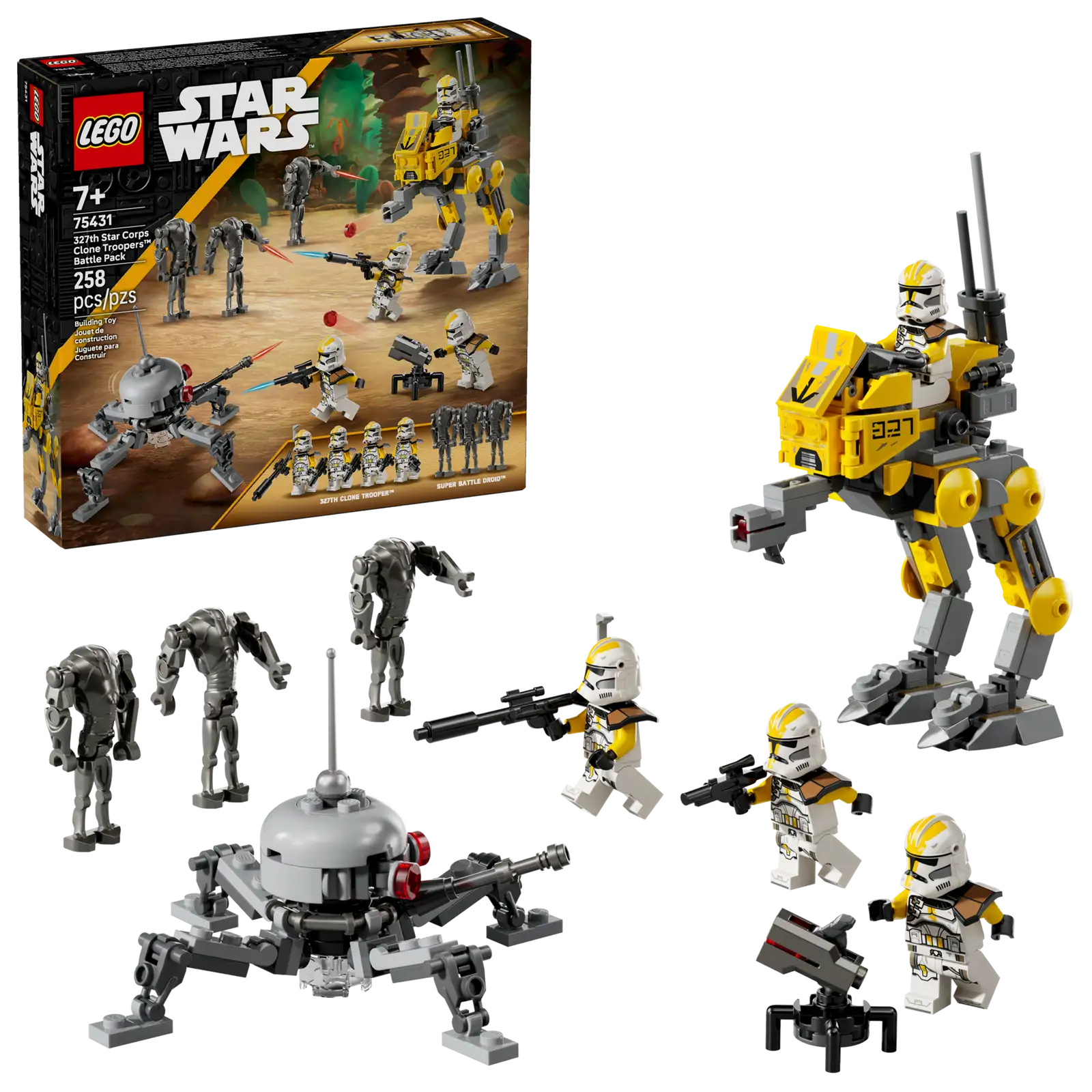 75431 327th Star Corps Clone Troopers Battle Pack