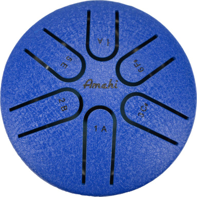 Blue 3" Steel Tongue Drum