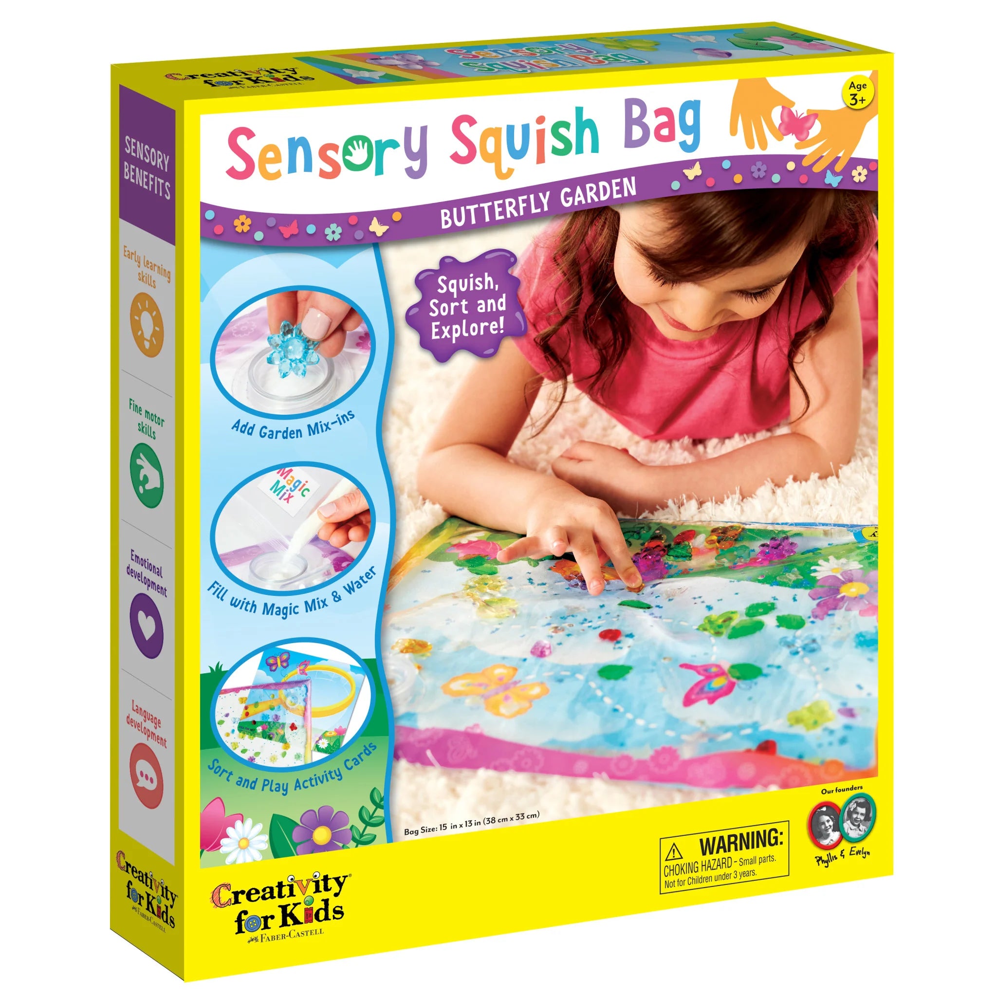 Butterfly Garden Sensory Squish Bag