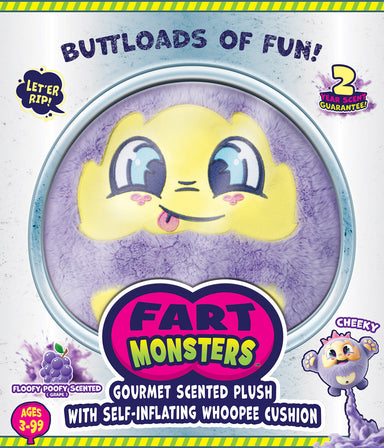 Cheeky Fart Monster Grape Scented Plush