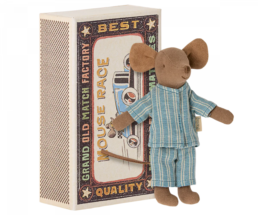 Maileg Big Brother Mouse in Matchbox