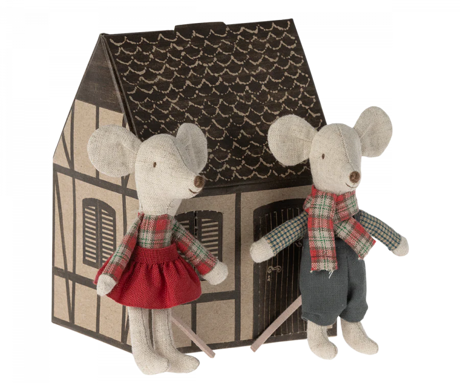 Maileg Winter Mice Twins