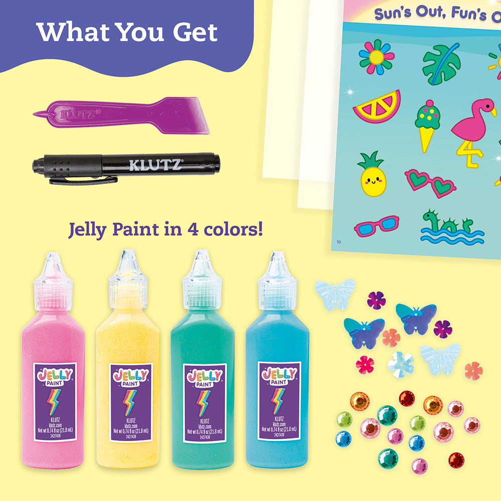 Paint & Peel Jelly Stickers: Glitter Goals!