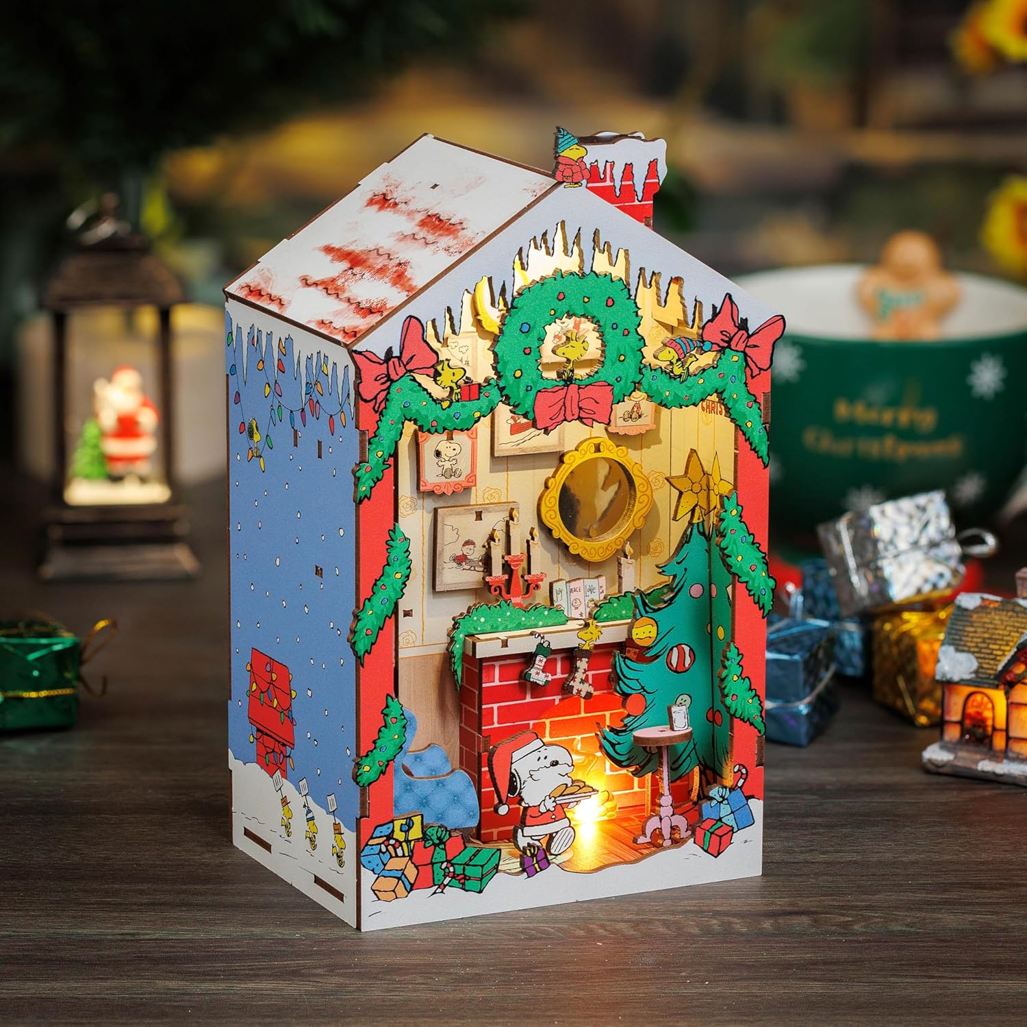 Peanuts Christmas DIY Book Nook Kit