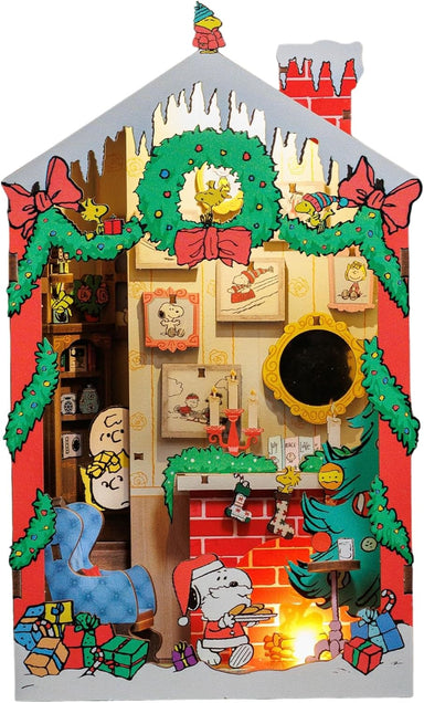 Peanuts Christmas DIY Book Nook Kit