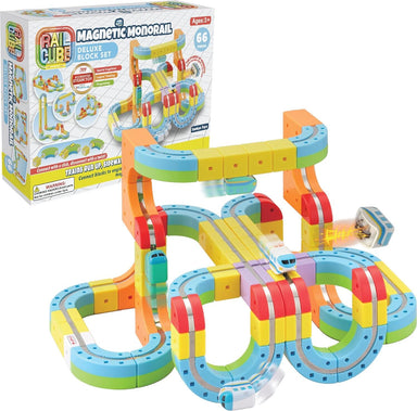 Rail Cube Magnetic Monorail Deluxe Block Set