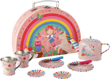 Rainbow Fairy Tin Tea Set in Case