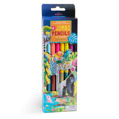Rainforest Double Sided Jumbo Pencils