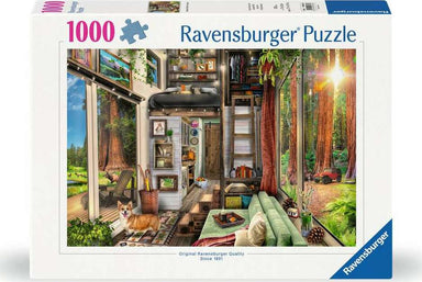 Redwood Forest Tiny House 1000 pc Puzzle