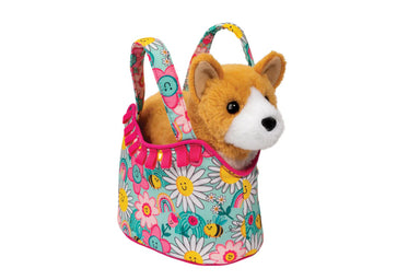 Sunny Smiles Sassy Sak with Corgi plush