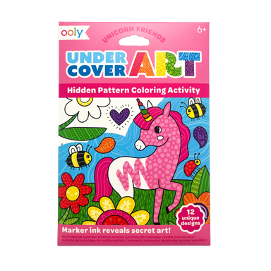 Unicorn Friends Undercover Art Hidden Patterns Coloring Activity