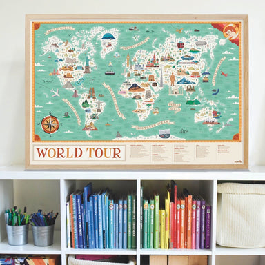 Poppik sticker poster - World Tour