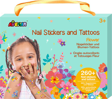 Flowers Nail Stickers & Tattoos