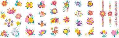 Nail Stickers & Tattoos - Flower