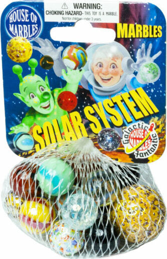 Net Bag of Solar System Marbles