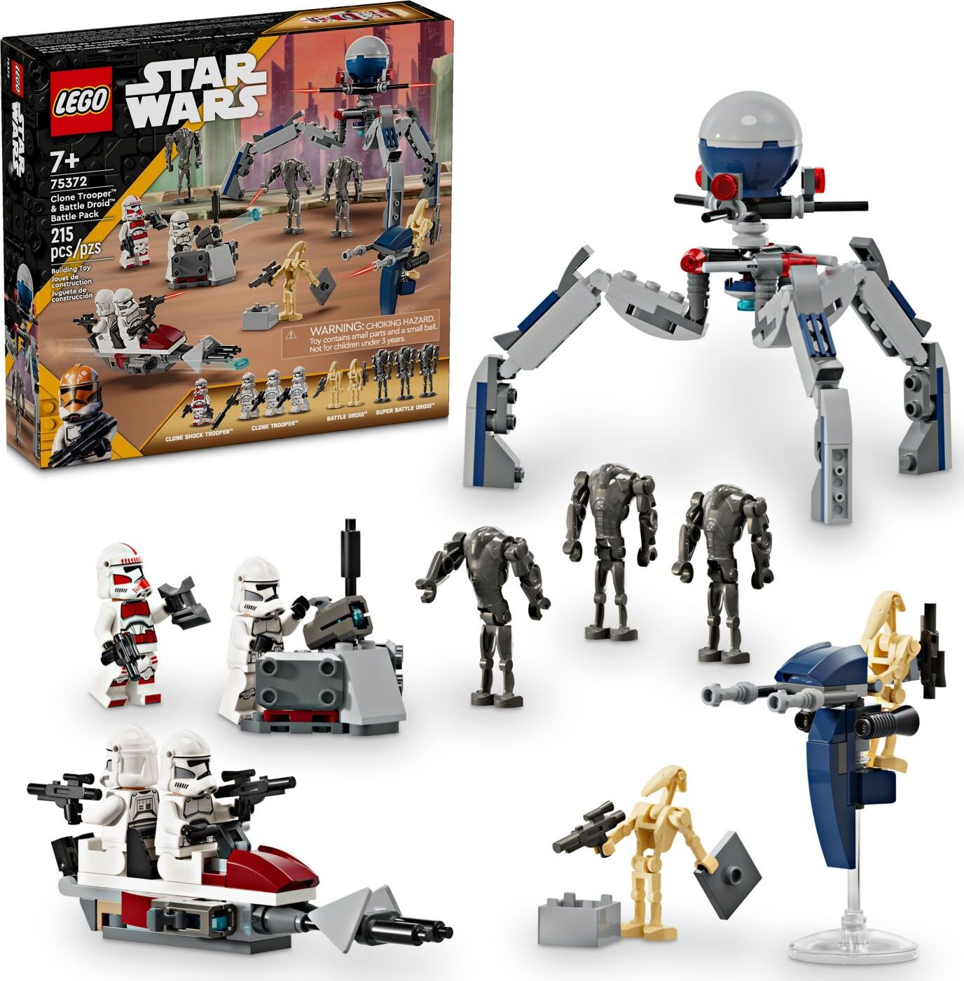 LEGO® Star Wars™ Clone Trooper™ & Battle Droid™ Battle Pack