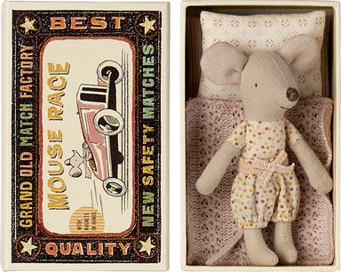 Little Sister Mouse in Matchbox