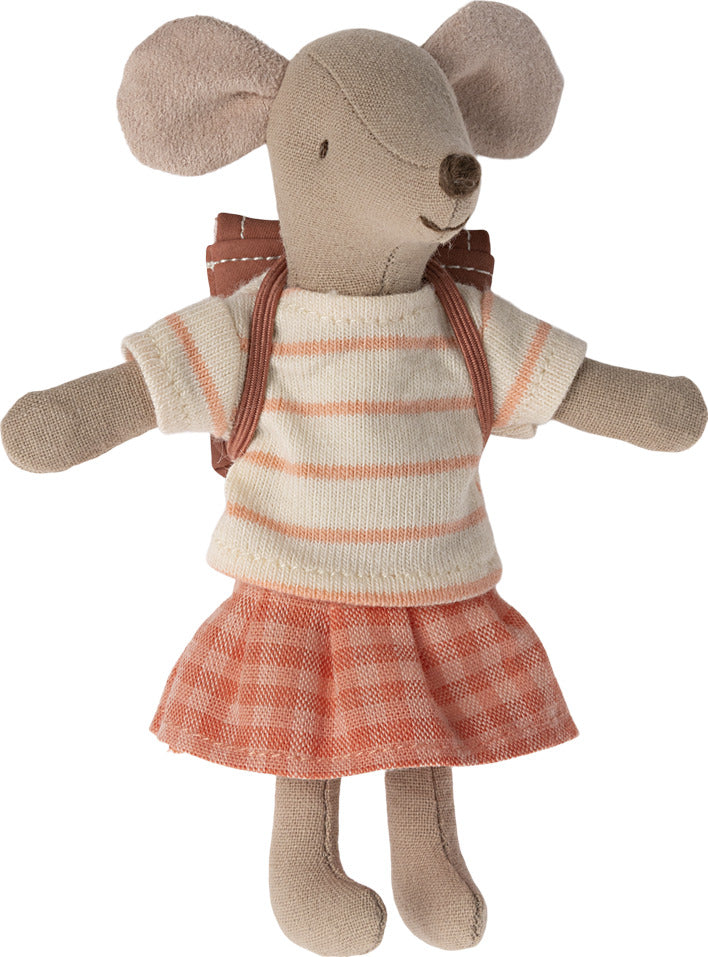 Tricycle Mouse Big Sister - Coral