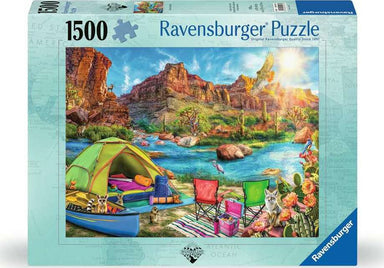 Canyon Camping (1500 Piece Puzzle)