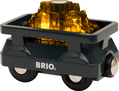 BRIO Light Up Gold Wagon