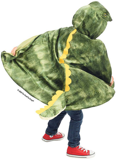 Great Pretenders T-Rex Hooded Cape - Green