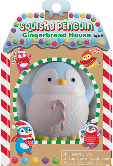 Squishy Penguin Gingerbread House