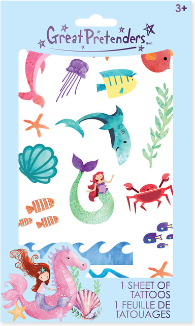 Mermaid Temporary Tattoos