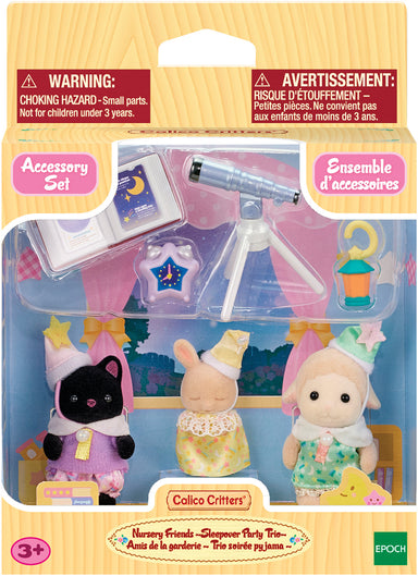 Calico Critters Nursery Friends - Sleepover  Party Trio