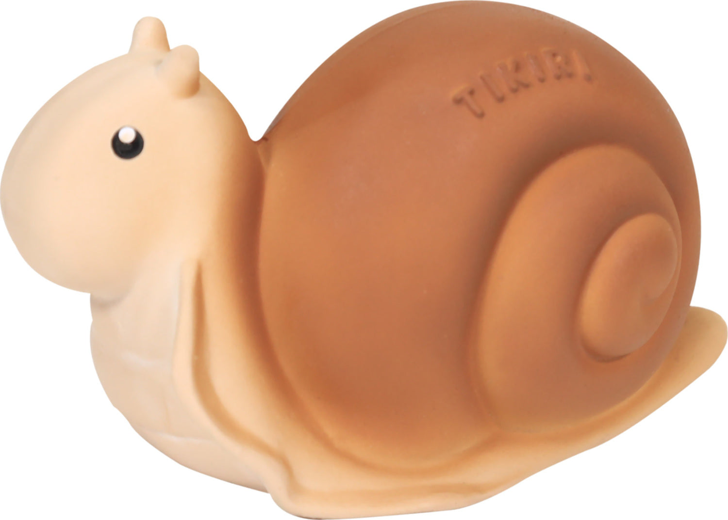 Snail Natural Rubber Teether, Rattle & Bath Toy