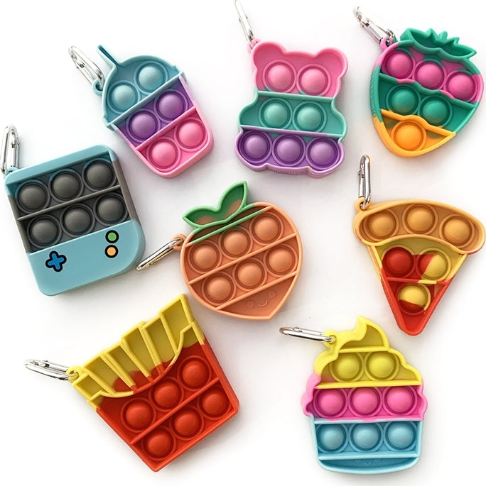 Omg Pop Fidgety Keychains "Series 2"