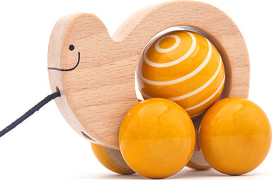 Baby Spinning Snail Pull Toy