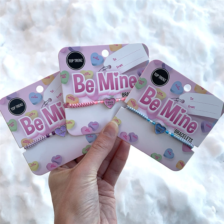 Be Mine Conversation Heart Bracelets