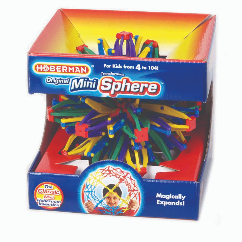 Mini Rainbow Hoberman Sphere