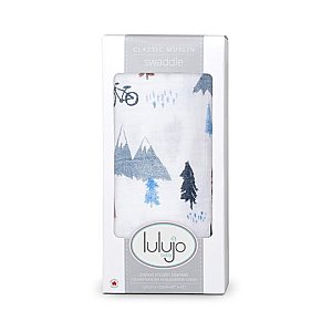 Mountain Top Muslin Blanket