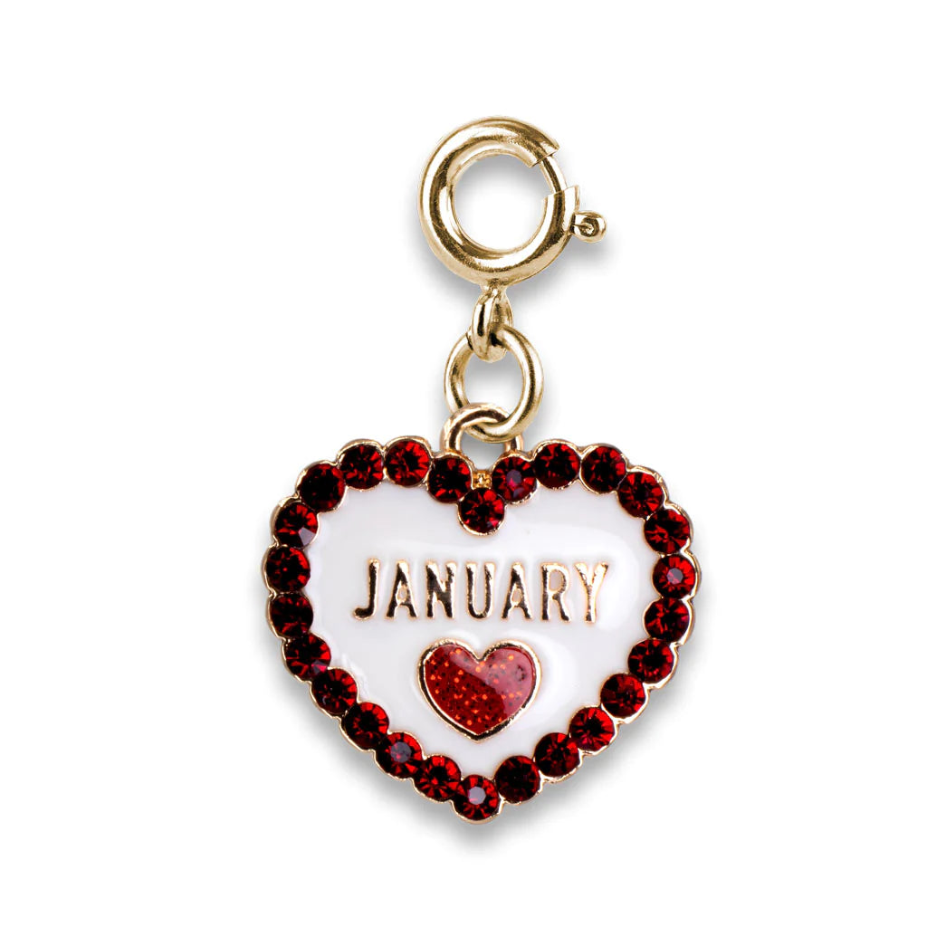 January Gold Birthstone Charm