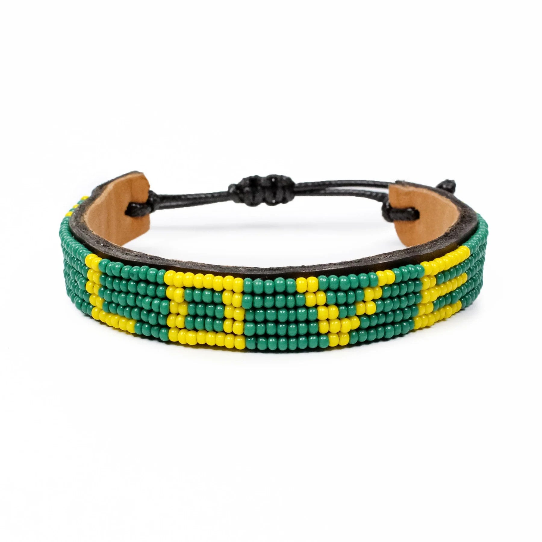 LOVE Bracelet in Green & Yellow
