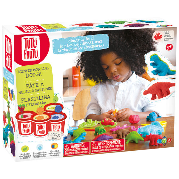 Dinosaur Land Tutti Frutti Dough Kit