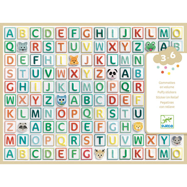 3D Alphabet 300 Stickers