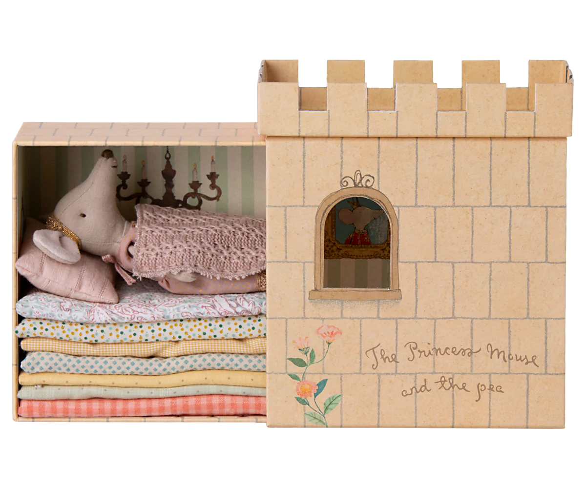 Maileg Princess & the Pea with Big Sister Mouse