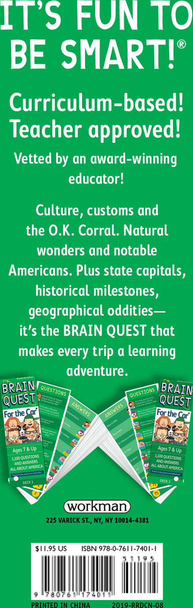 Brain Quest for the Car: 1,100 Questions and Answers All About America