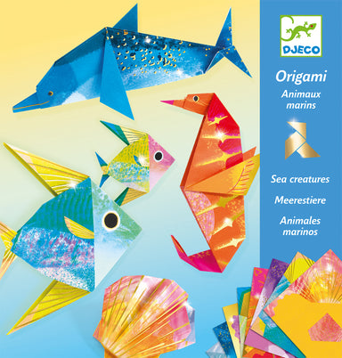 Djeco Sea Creatures Origami Paper Craft Kit