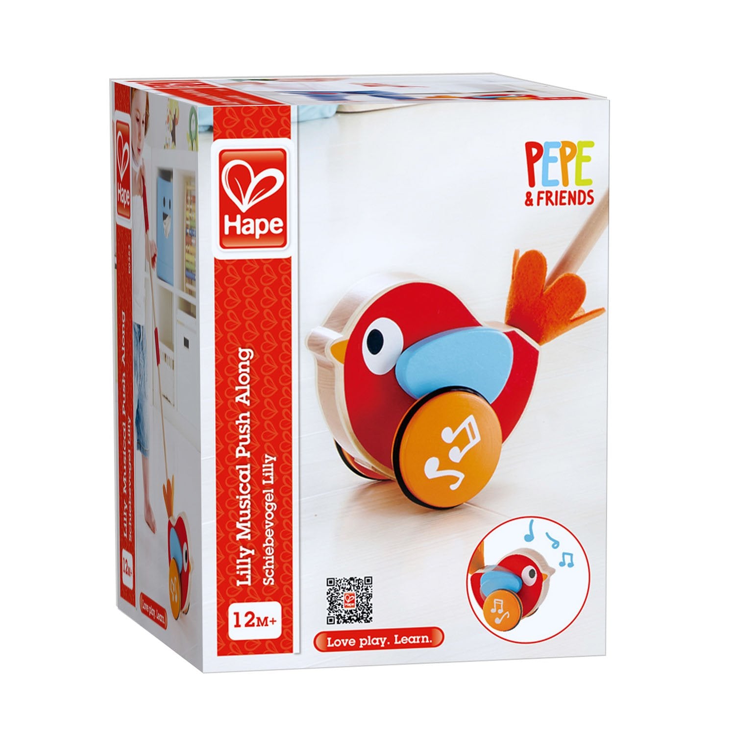 Lilly Bird Musical Push Along