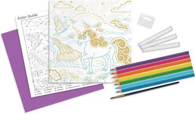 Paint By Number Unicorn Foil Fun