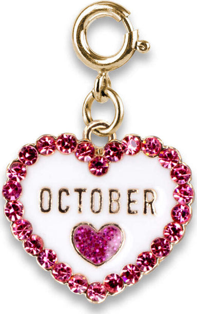 Gold October Birthstone Charm