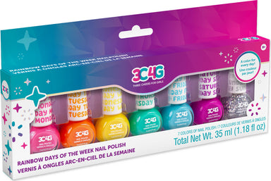 Rainbow Bright Nail Polish Days of the Week (7 Pack)