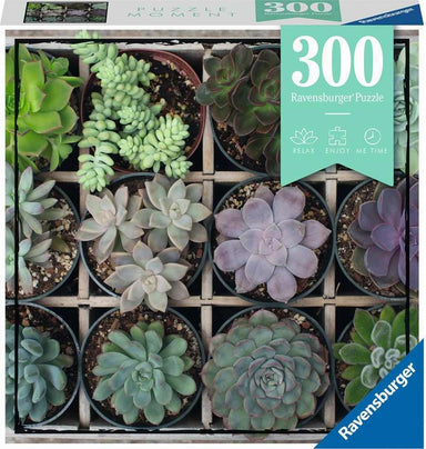 Green Succulents 300 pc Puzzle Moments Puzzle