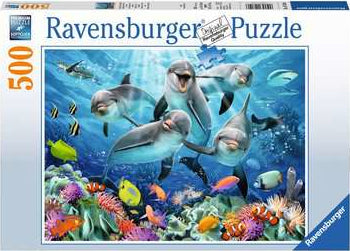 Dolphins in the Coral Reef 500 pc Puzzle